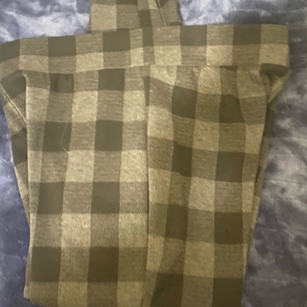 LOFT Women’s Dark Checkered Pants - Picture 5 of 5